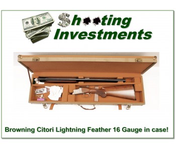 Browning Citori Feather Lightning 16 Gauge 28in in case!